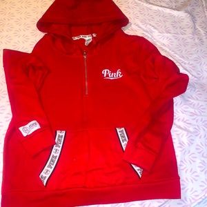 VS PINK RED HOODIE